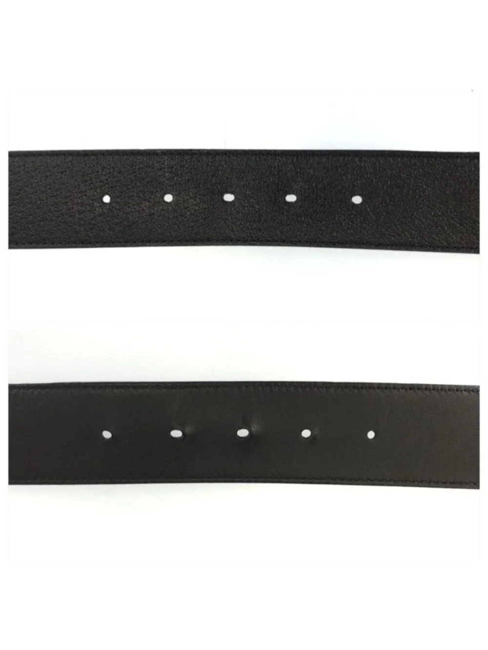 Gucci GG Marmont 95 Black Silver Leather Belt